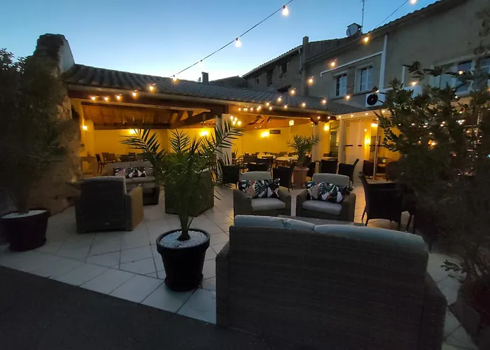 Hotell Restaurant L'art Des Mets By Cote Jardin Conilhac-Corbières